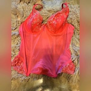 🩷PINK push up corset top